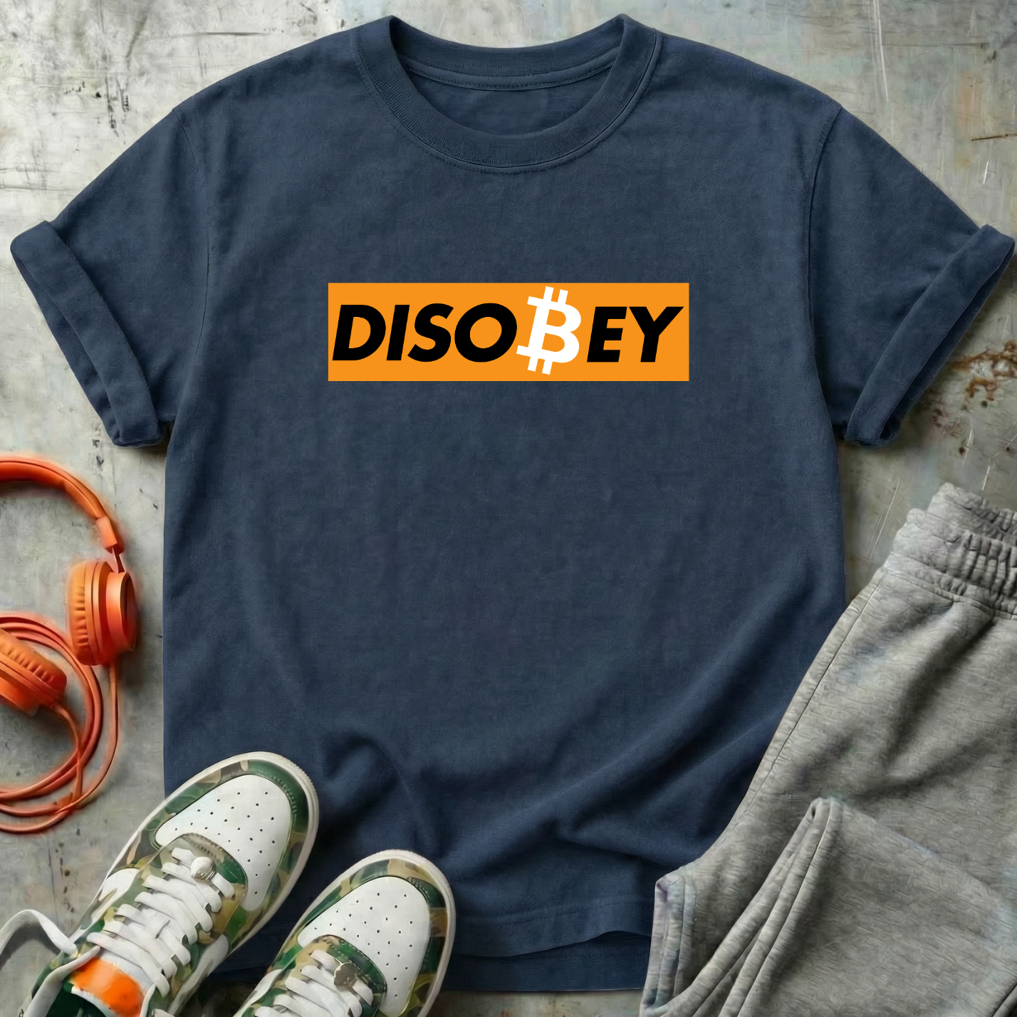 Disobey Bitcoin Comfort Colors Tee Shirt