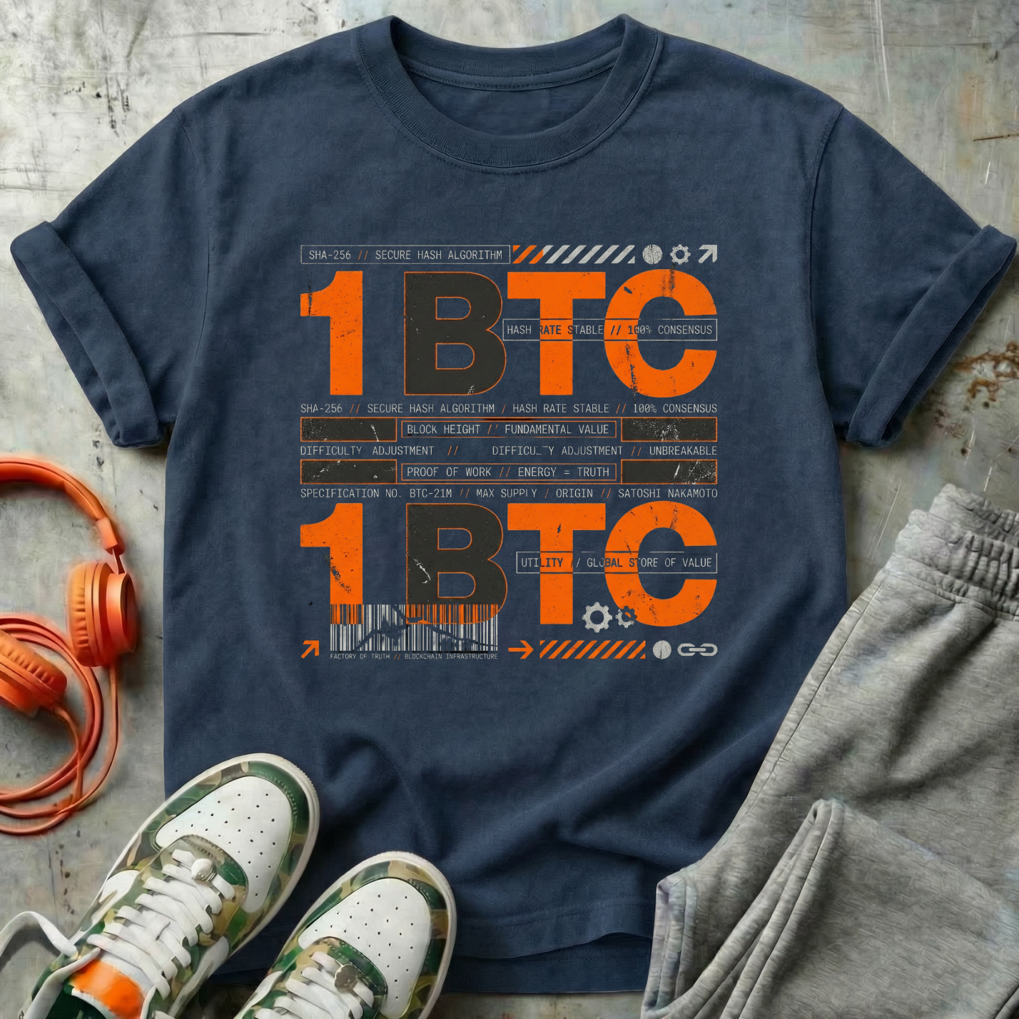 1BTC=1BTC Tee