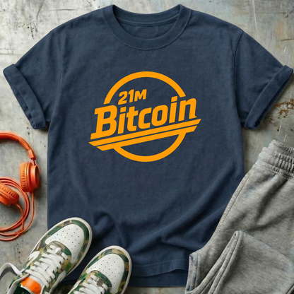 21M Bitcoin Retro Badge Tee