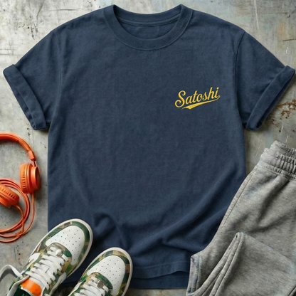 Satoshi Embroidered Tee Shirt