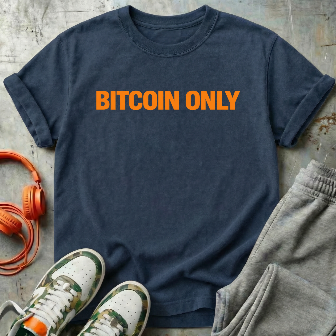 Bitcoin Only Statement Tee