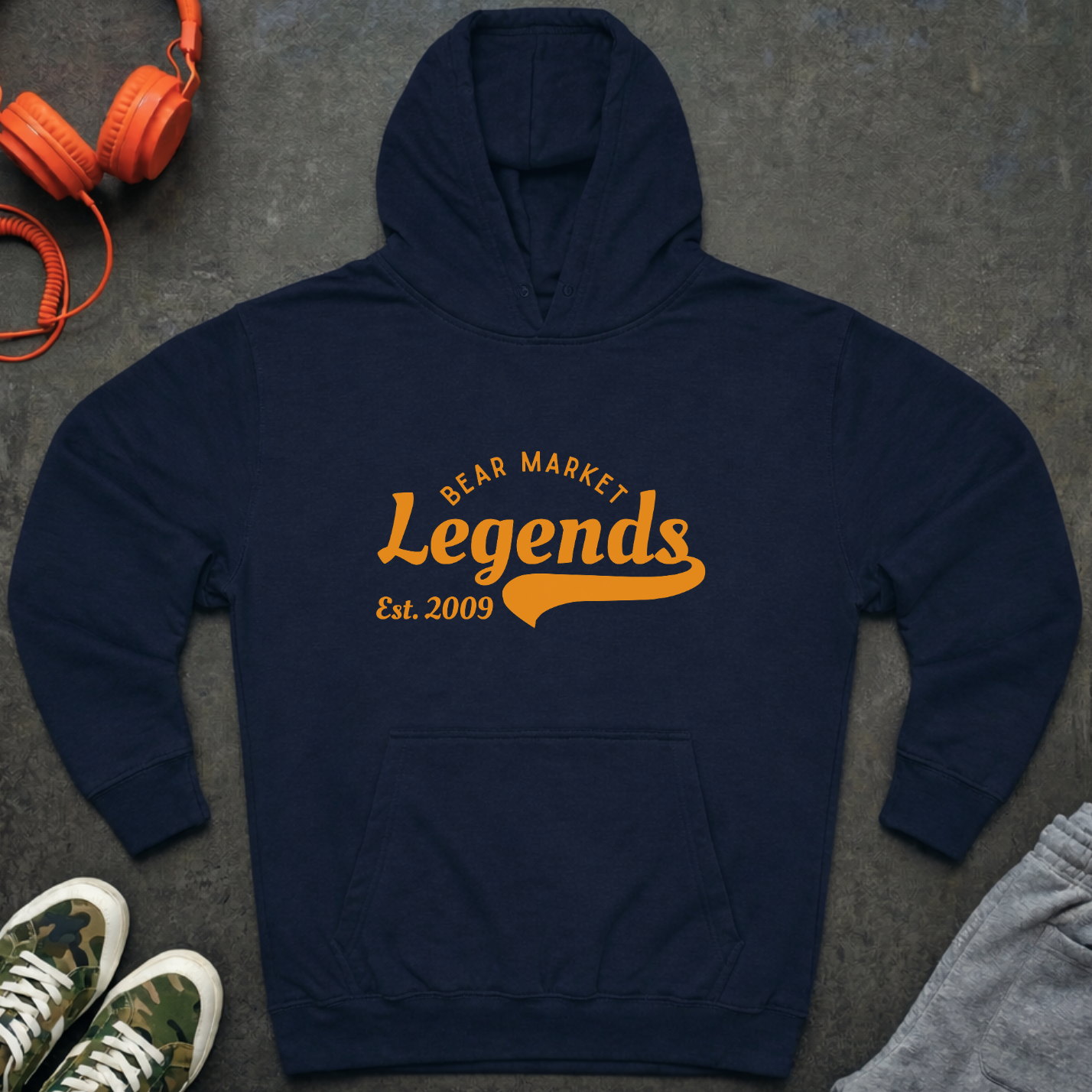 Bear Market Legends Fleece Hoodie.