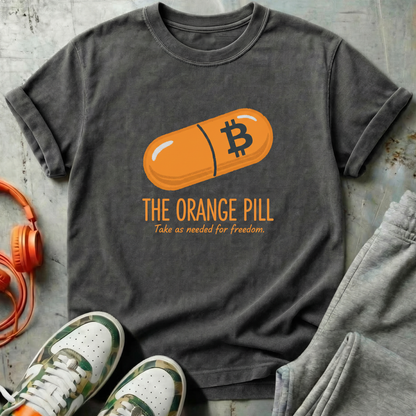 Orange Pill Freedom Tee