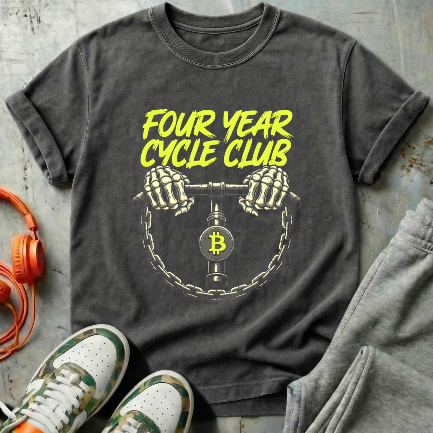 Four Year Cycle Club HODL Thru Tee