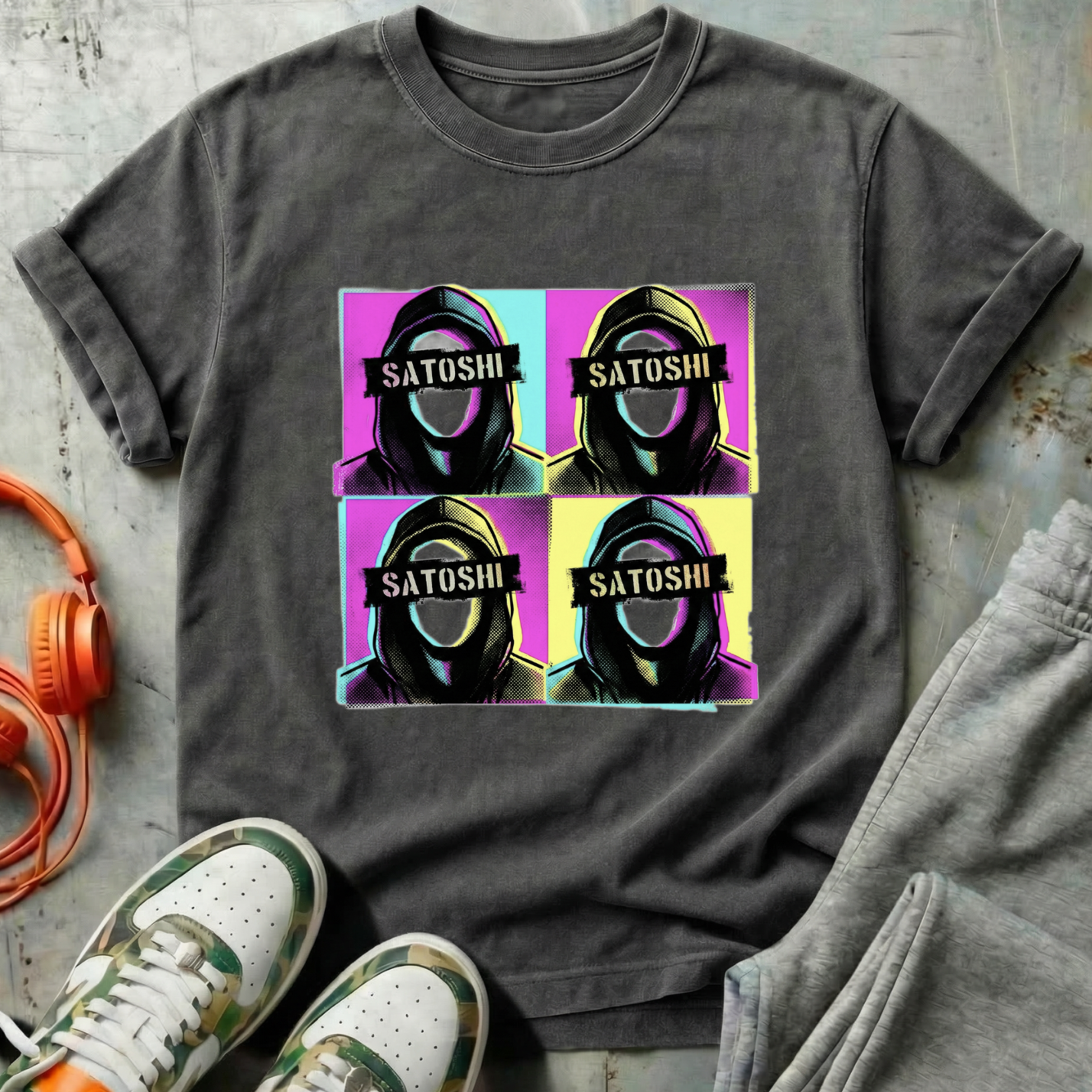 Satoshi Pop-Art Tee