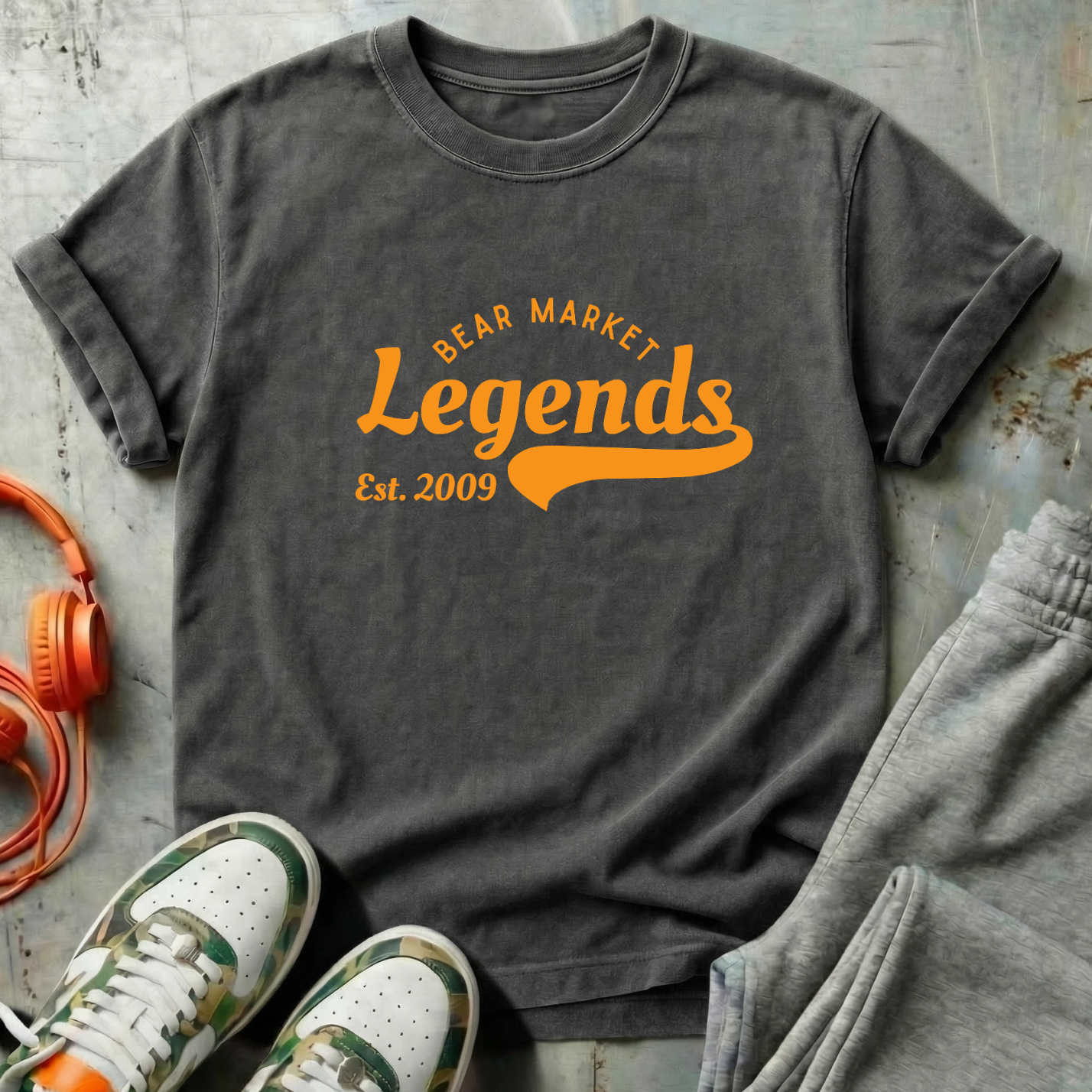 Bear Market Legends - Bitcoin Comfort Colors Tee Shirt