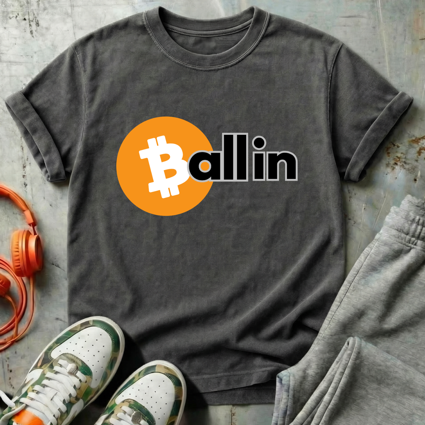 All In Bitcoin Comfort Colors Tee