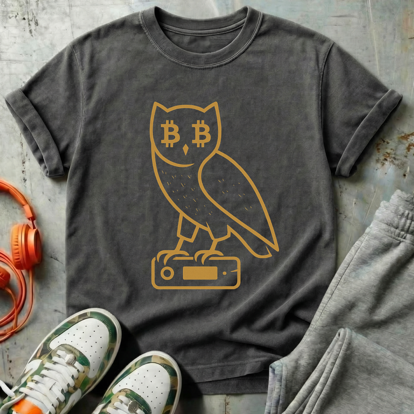 Bitcoin Owl T-Shirt