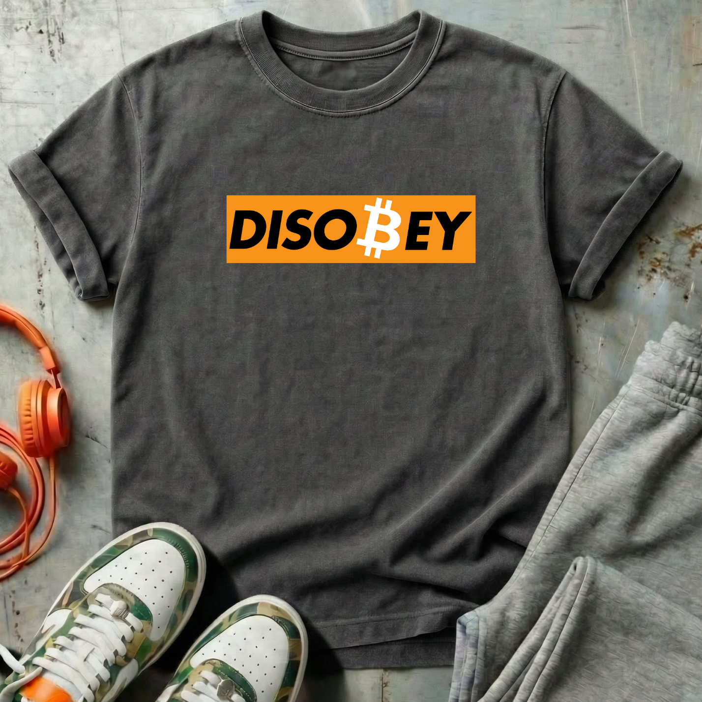 Disobey Bitcoin Comfort Colors Tee Shirt