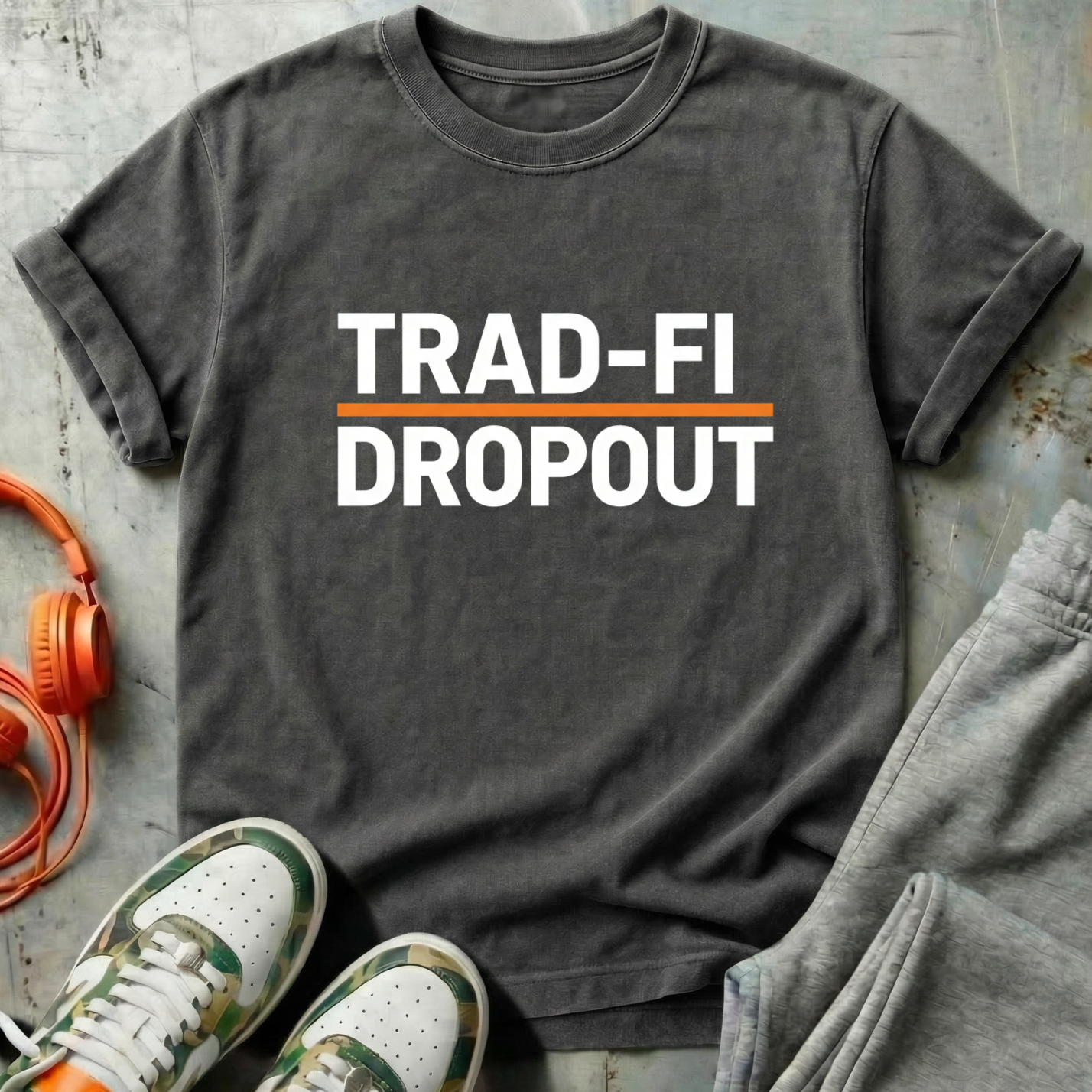 Trad‑Fi Dropout Tee