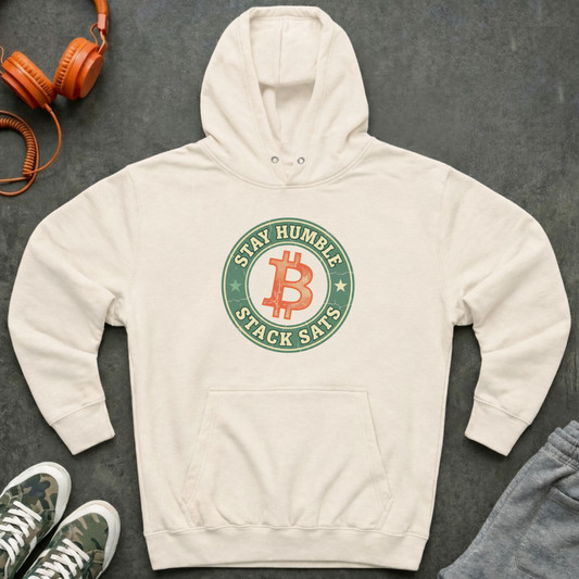 Stay Humble Stack Sats Hoodie
