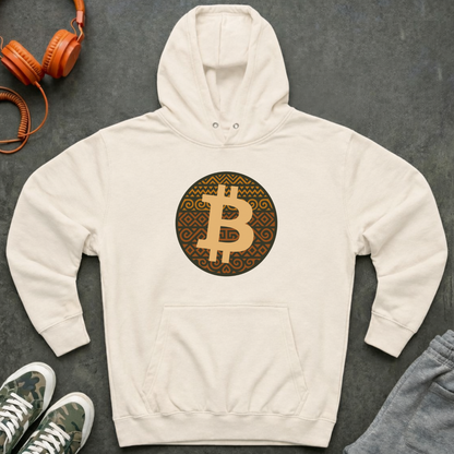 Bitcoin Tribal Logo Hoodie