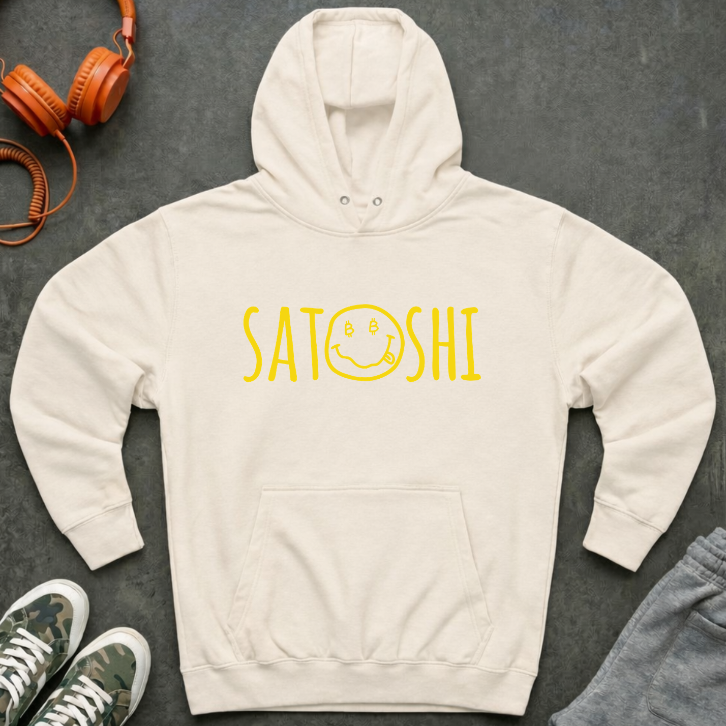 Satoshi Smilee Fleece Hoodie