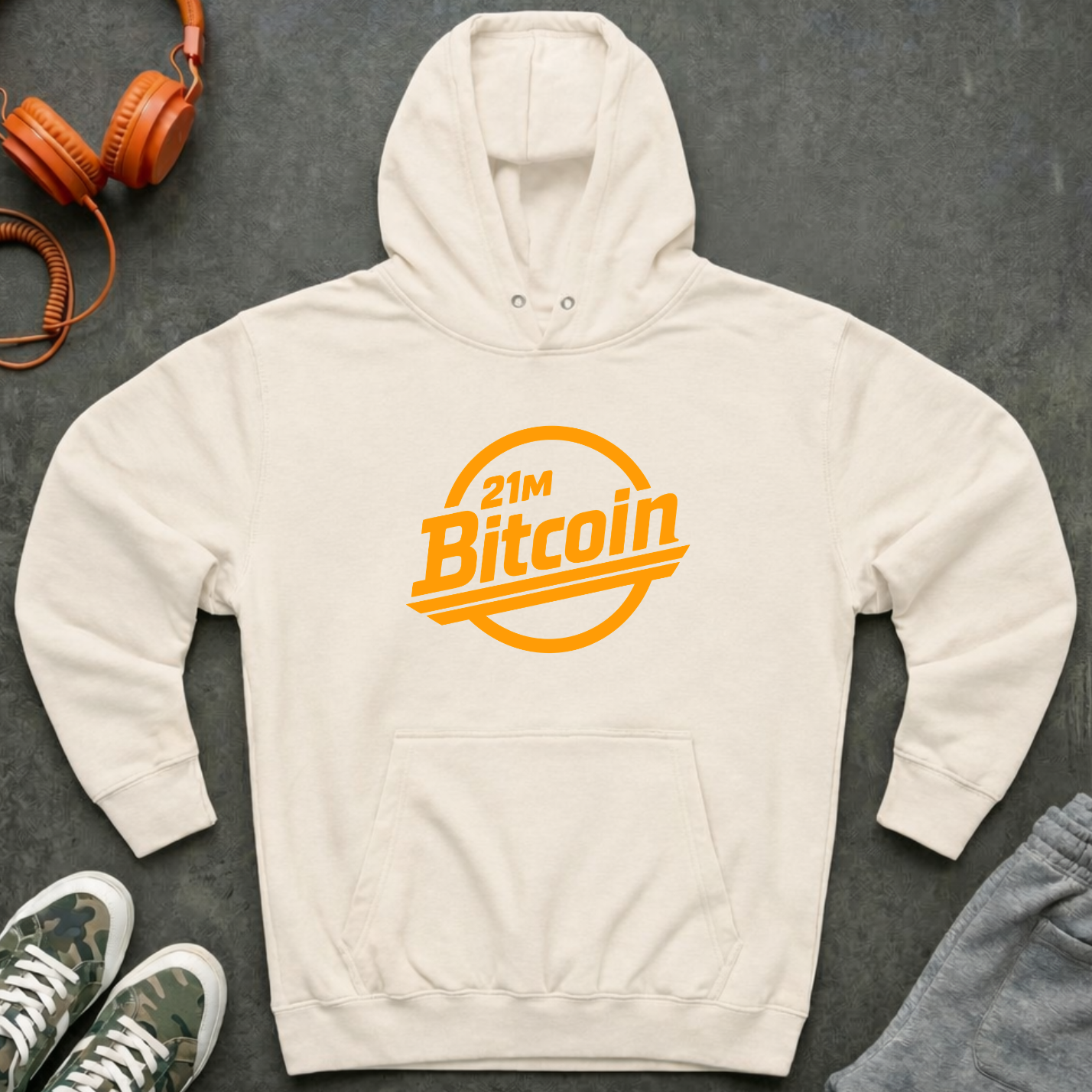 Bitcoin 21M Logo Hoodie