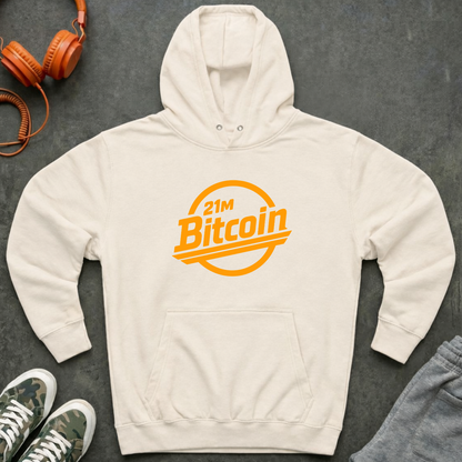 Bitcoin 21M Logo Hoodie