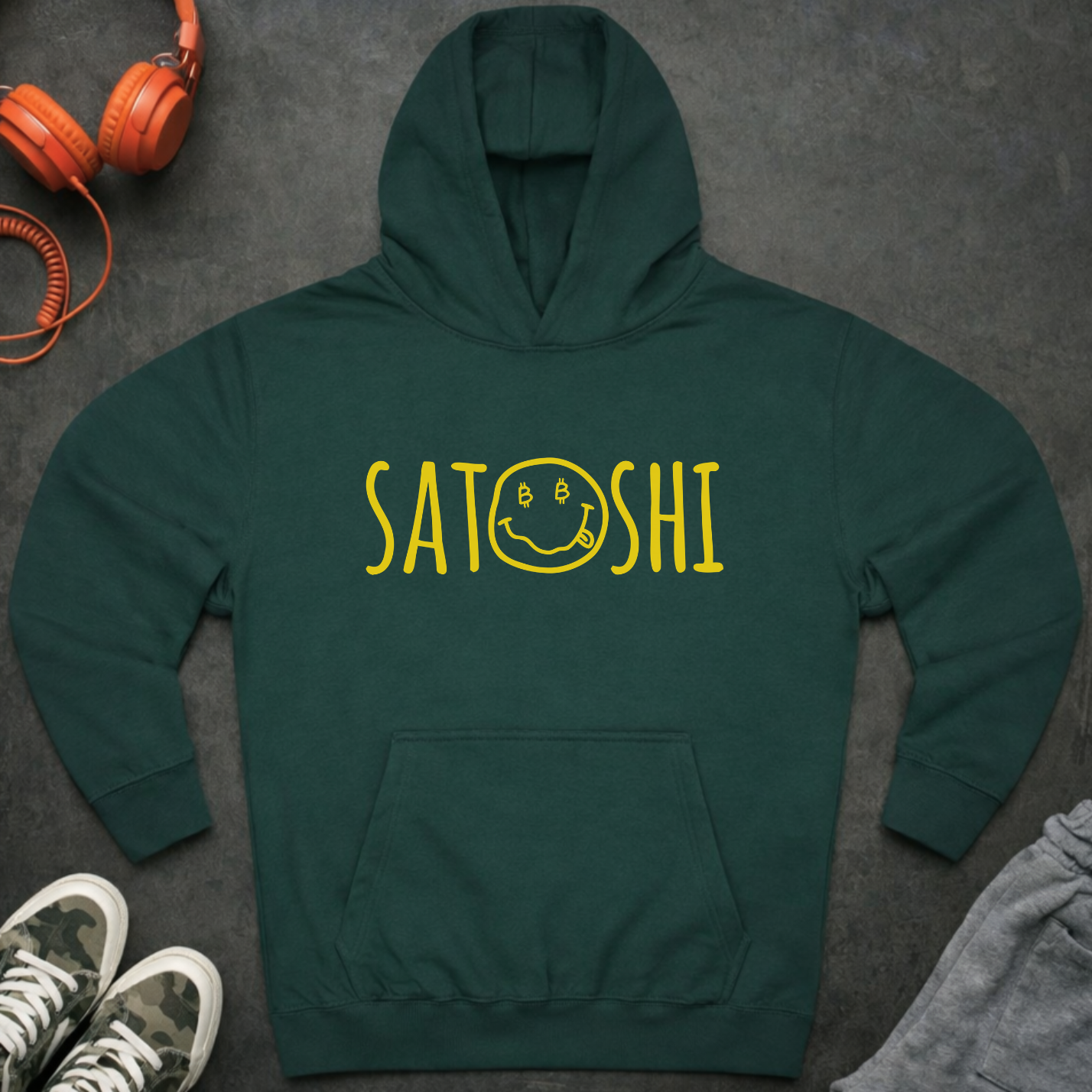 Satoshi Smilee Fleece Hoodie