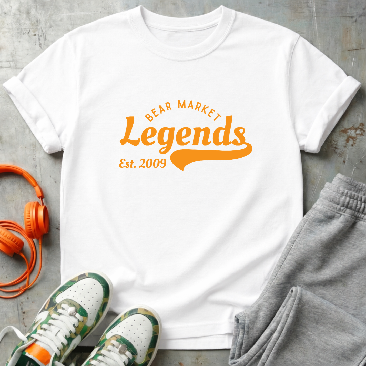 Bear Market Legends - Bitcoin Comfort Colors Tee Shirt