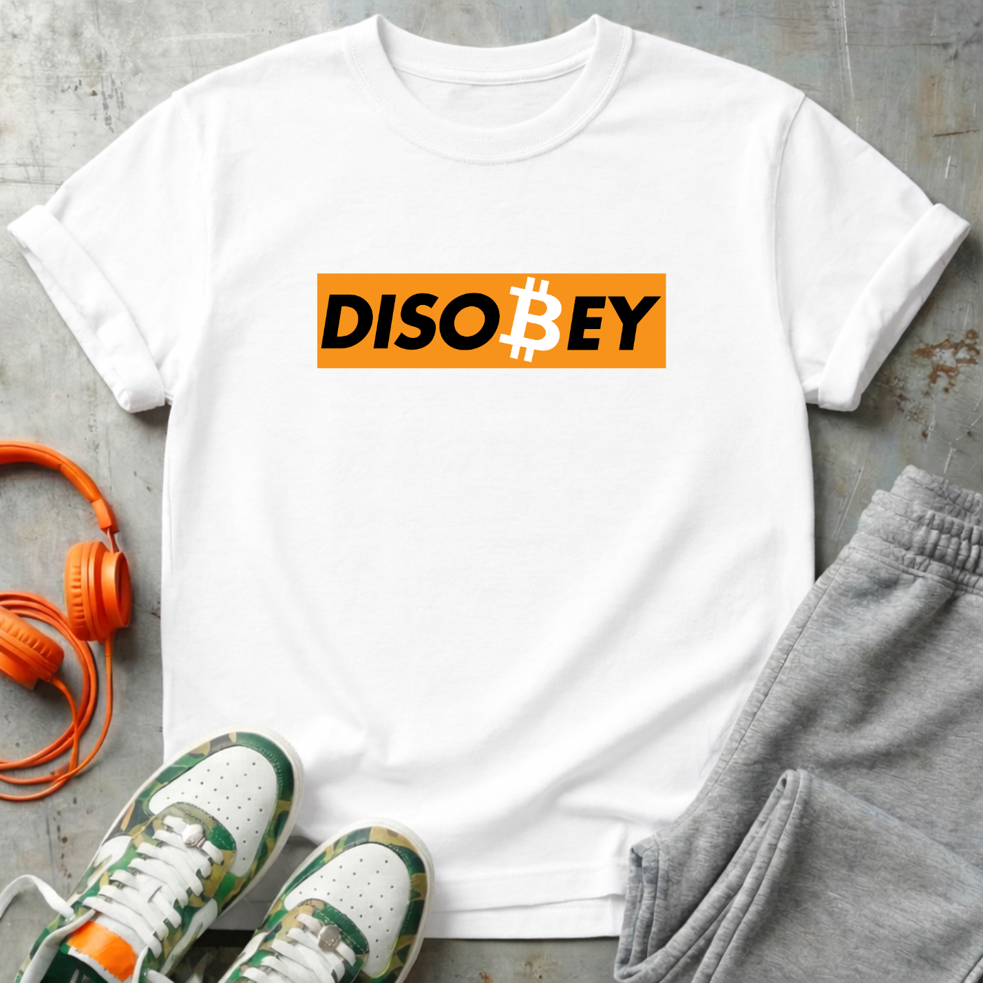 Disobey Bitcoin Comfort Colors Tee Shirt