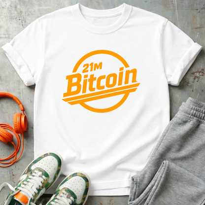 21M Bitcoin Retro Badge Tee