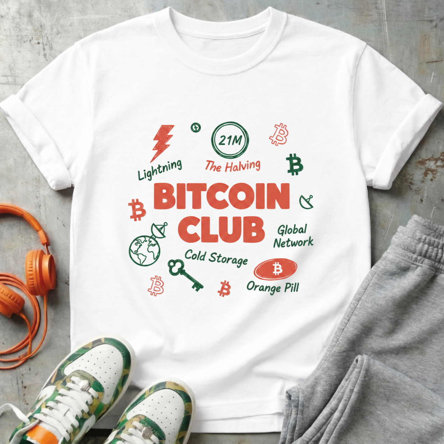 Bitcoin Club Sketch Tee