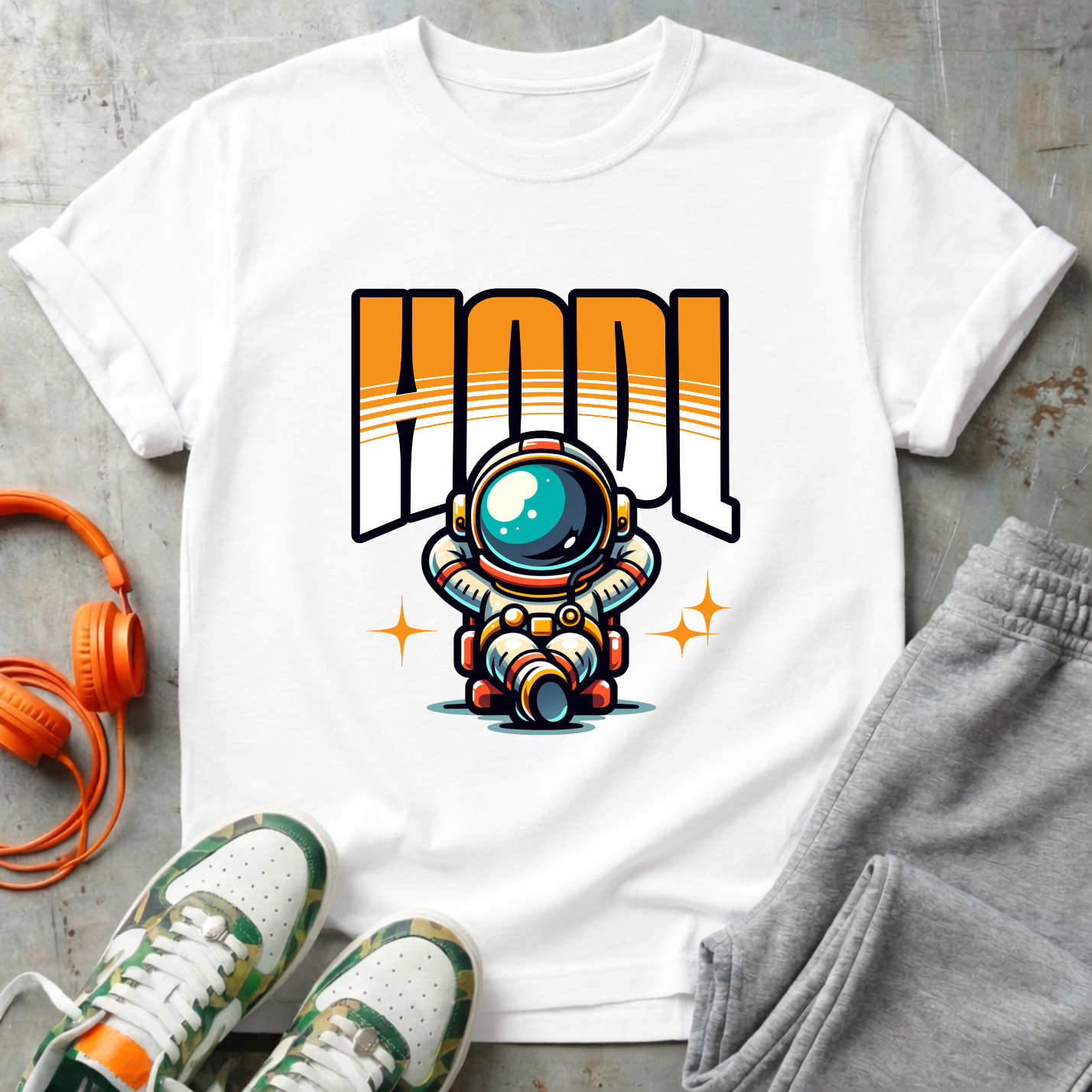 HODL Astronaut Bitcoin Comfort Colors Tee Shirt