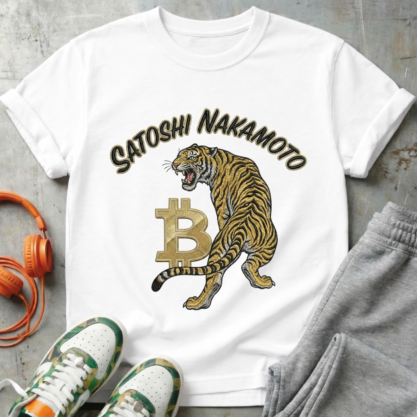 Satoshi Nakamoto Tiger Tee