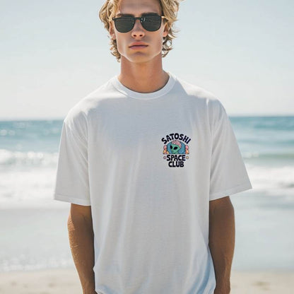 Satoshi Space Club - Alien Brain Back Print Comfort Colors Tee