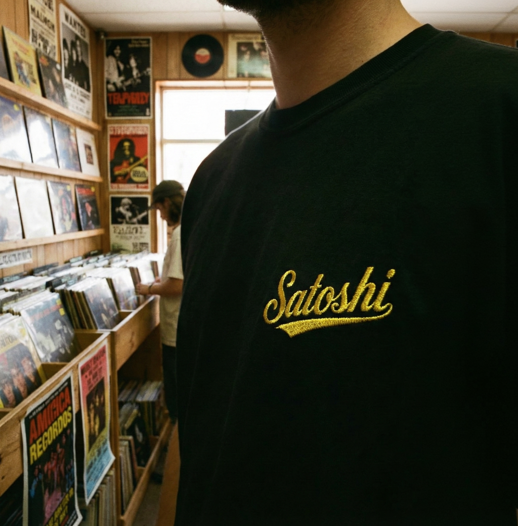 Satoshi Embroidered Tee Shirt