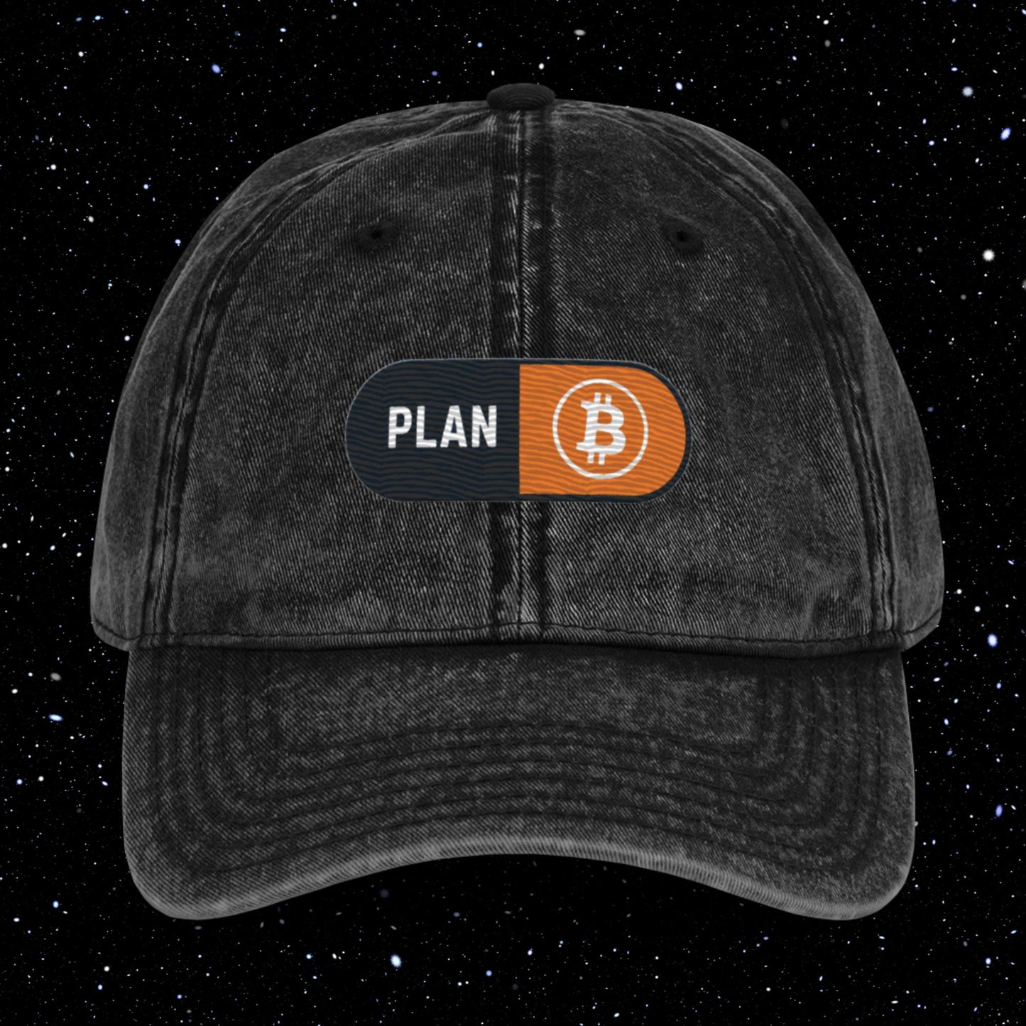 Plan B Embroider Bitcoin Hat